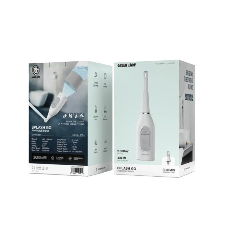 خودشور قابل حمل جیبی مدل Green Lion Splash Go Portable Bidet