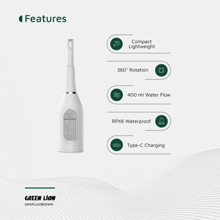 خودشور قابل حمل جیبی مدل Green Lion Splash Go Portable Bidet