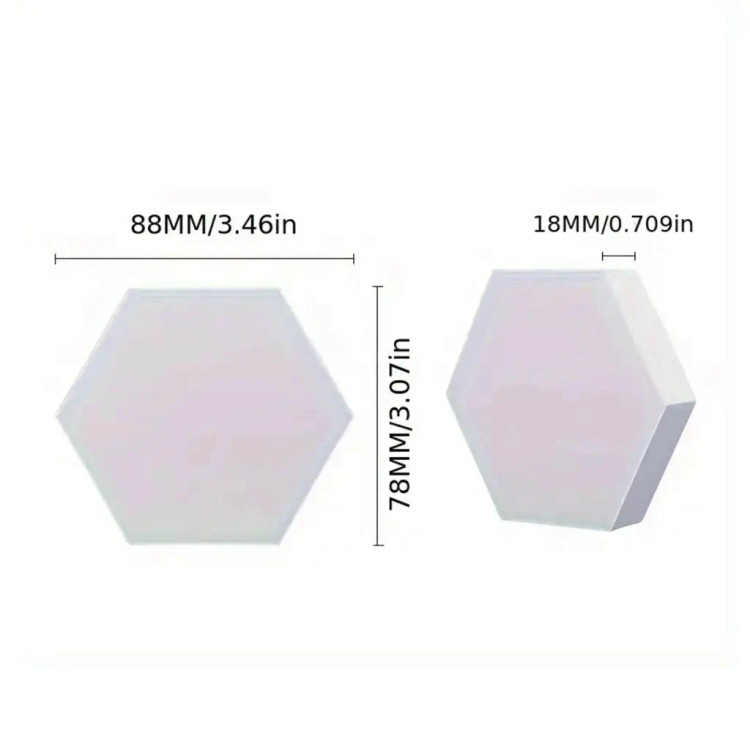 پنل دیواری RGB شش ضلعی مدل Smart Hexagon LED Wall Lights کد۶۳۵