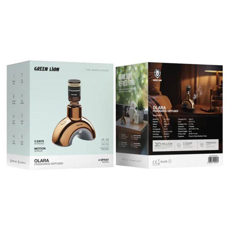 خوشبو کننده هوا گرین لاین مدل Olara Fragrance Diffuser کد۶۳۴