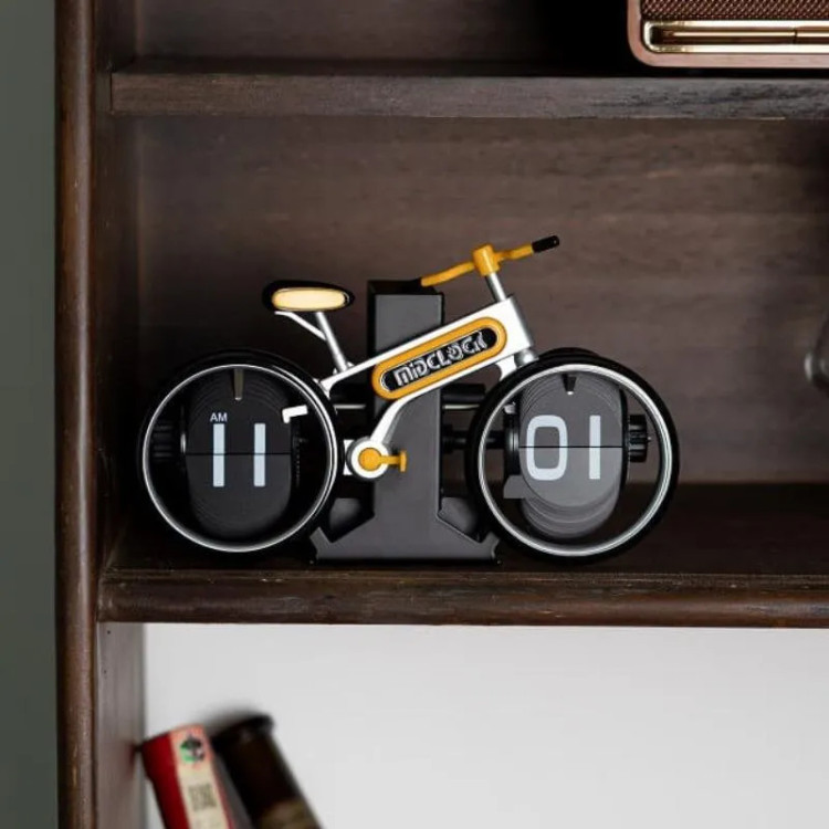 ساعت رومیزی طرح دوچرخه مدل MidClock FlipClock