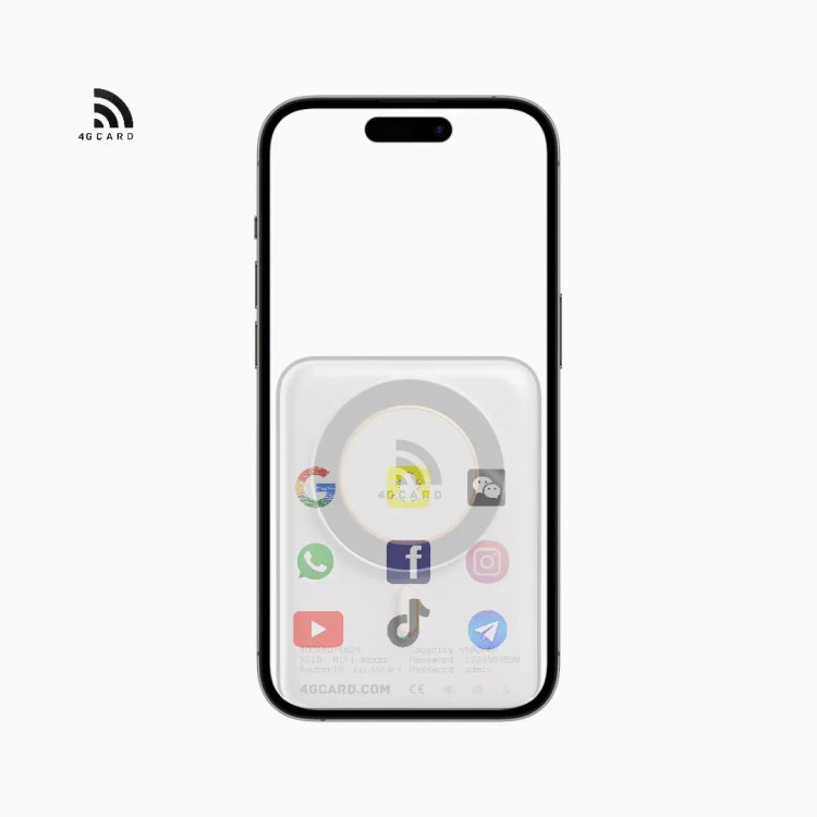 مودم شارژی همراه مگ سیف مدل Ultimate Portable 4G Hotspot 4gcard