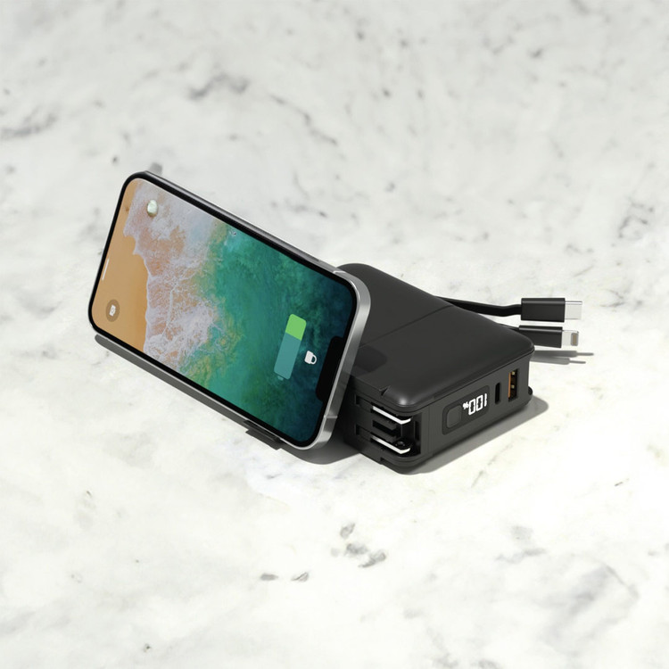 پاوربانک و آداپتور گرین لاین مدل Travel Powerbank ظرفیت 10000 mAh