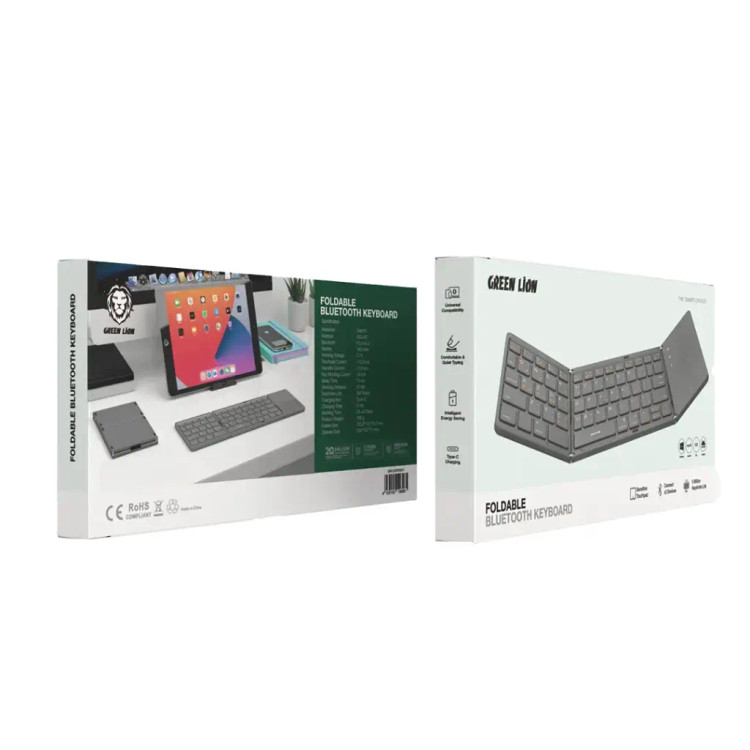 کیبورد تاشو بلوتوثی گرین لاین مدل کد605 Foldable Bluetooth Keyboard