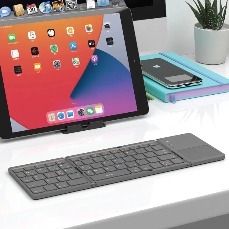 کیبورد تاشو بلوتوثی گرین لاین مدل کد605 Foldable Bluetooth Keyboard