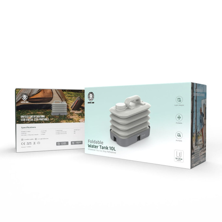 مخزن آب تاشو کمپ 10 لیتری گرین لاین اورجینال مدلFoldable Water Tank 10L کد1108