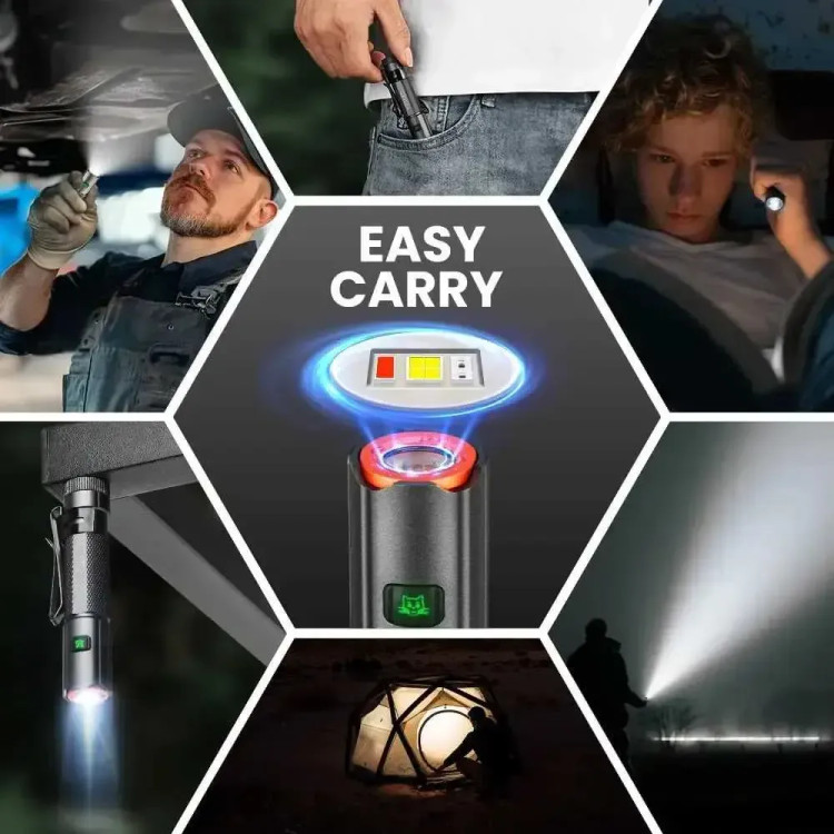 چراغ قوه LED چندکاره Yemao مدل M52