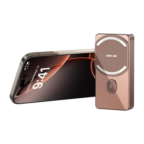 پاوربانک گرین لاین اورجینال مدل Green Lion GNMTN10KPBTI Milton 10000mAh Powerbank