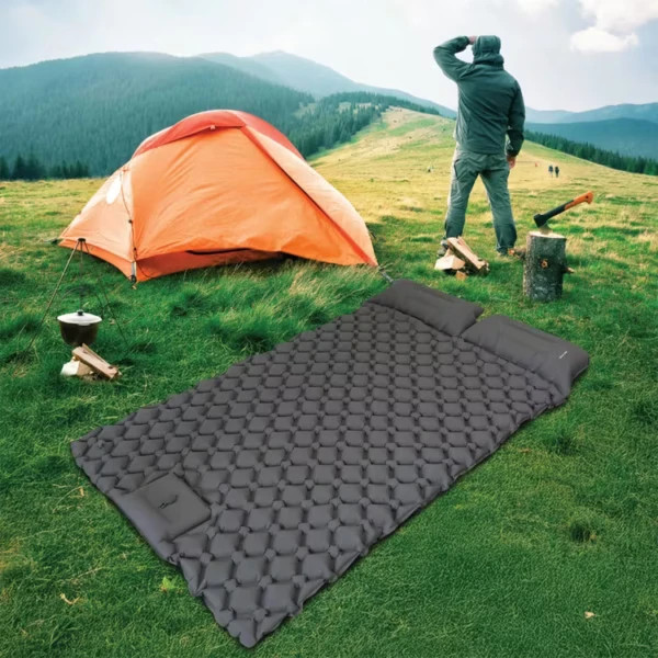 تشک بادی دو نفره گرین لاین اورجینال مدل Double Air Bed Inflatable Air Mattress