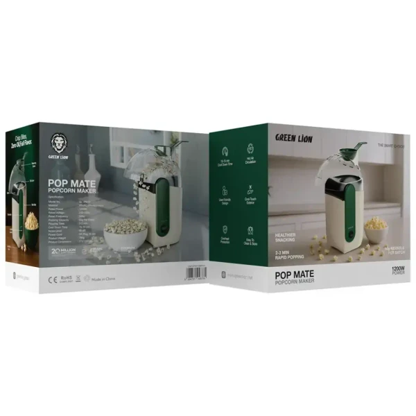 پفیلا ساز اورجینال گرین لاین مدل Pop Mate Popcorn Maker 1200W