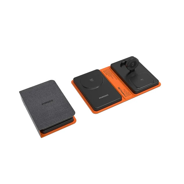 شارژر تاشو 4در1 اورجینال پرودو Porodo FWCH051 charger gate fold