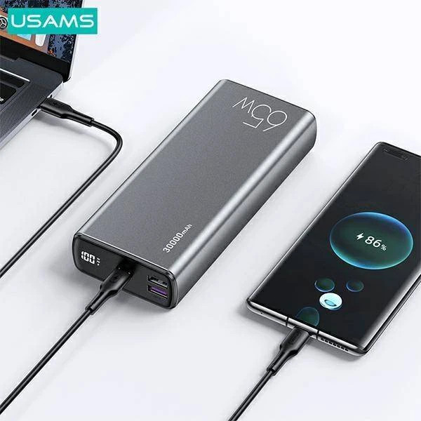 پاوربانک 30000 میلی آمپر ساعت 65W یوسمز US-CD165