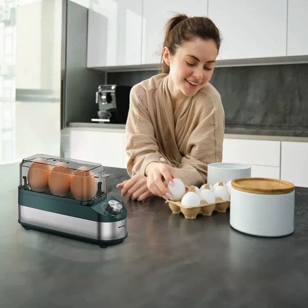 تخم مرغ پز اورجینال گرین لاین مدل Trio Egg Cooker GNTRIOEGGGN
