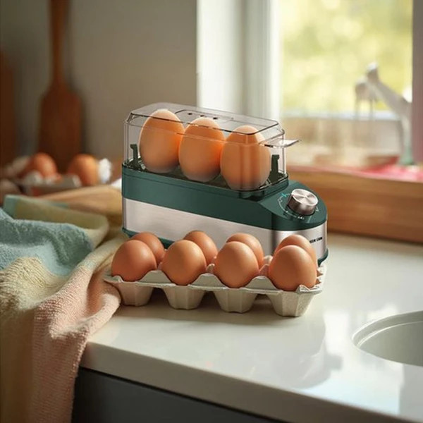 تخم مرغ پز اورجینال گرین لاین مدل Trio Egg Cooker GNTRIOEGGGN