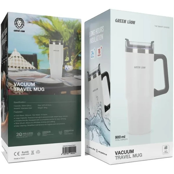 ماگ سفری گرین لاین مدل Vacuum گنجایش 0.9 لیتر