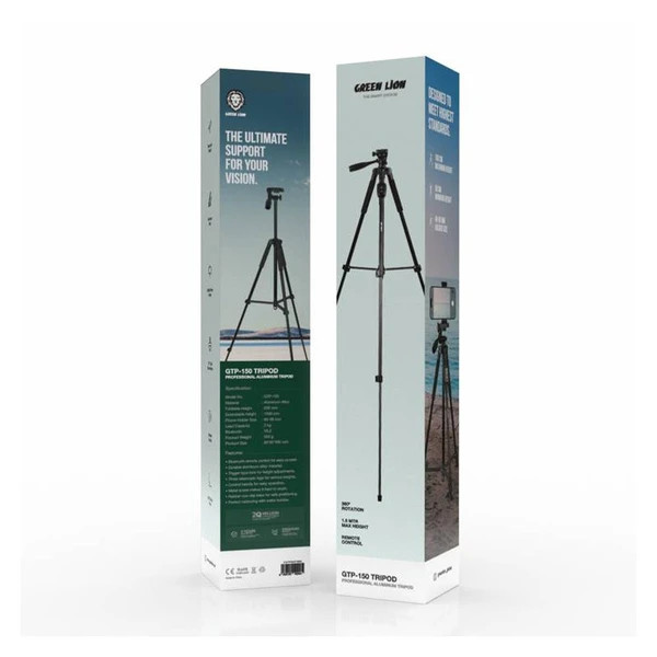 سه پایه آلومینیومی حرفه ای اورجینال گرین لاین مدل GTP-150