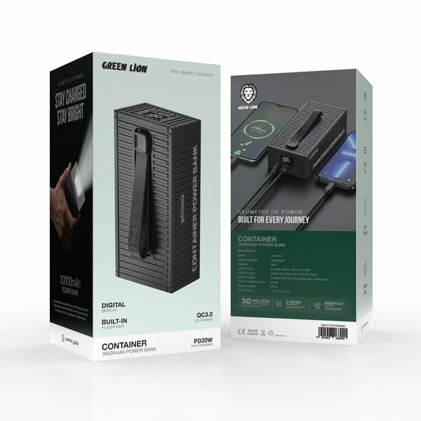 پاوربانک اورجینال گرین لاین Green Lion Container 30000mAh