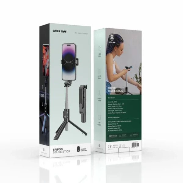 مونوپاد اورجینال گرین لاین GREEN LION Tripod Selfie Stick