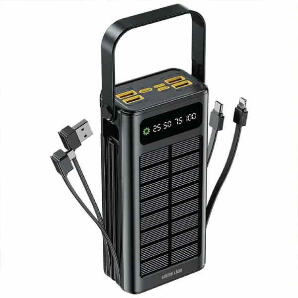 پاوربانک 20 وات گرین لاین مدل Solar X ظرفیت 30000 میلی آمپر ساعت دارای گارانتی و ضمانت اصالت کالا
