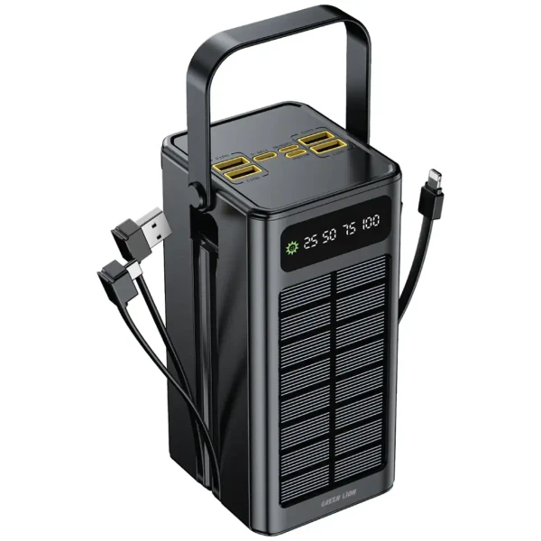پاور بانک گرین لاین مدل Solar X ظرفیت 60000 میلی آمپر ساعت دارای گارانتی و ضمانت اصالت کالا