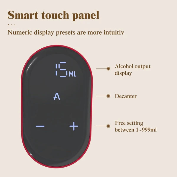ساقی دیجیتال اورجینال Redsack Smart Liquor Dispenser دارای گارانتی و ضمانت اصالت کالا