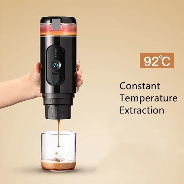 مینی اسپرسو ساز اورجینال دارای گارانتی شارژی مسافرتی مدل Mini Espresso CF-1801BGC
