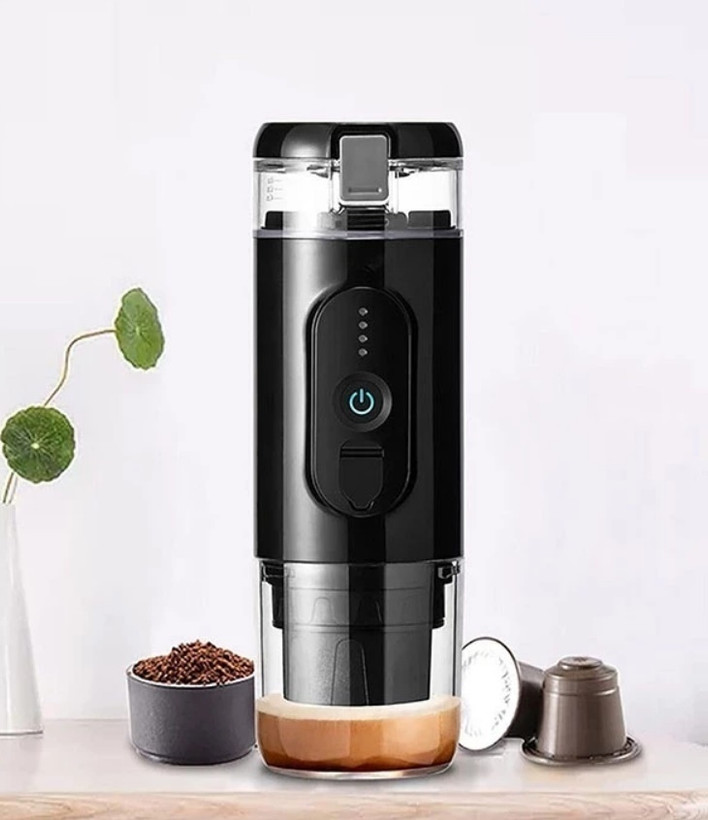 مینی اسپرسو ساز اورجینال دارای گارانتی شارژی مسافرتی مدل Mini Espresso CF-1801BGC