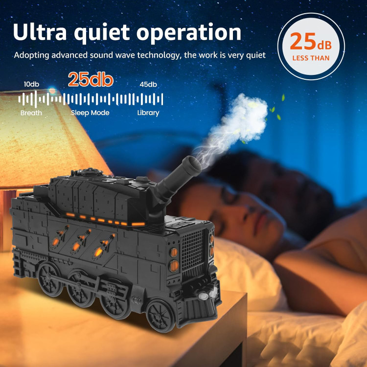 دستگاه رطوبتساز و خوشبوکننده طرح قطار بخار وینتیج اورجینال مدل vintage Train 300