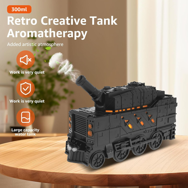 دستگاه رطوبتساز و خوشبوکننده طرح قطار بخار وینتیج اورجینال مدل vintage Train 300