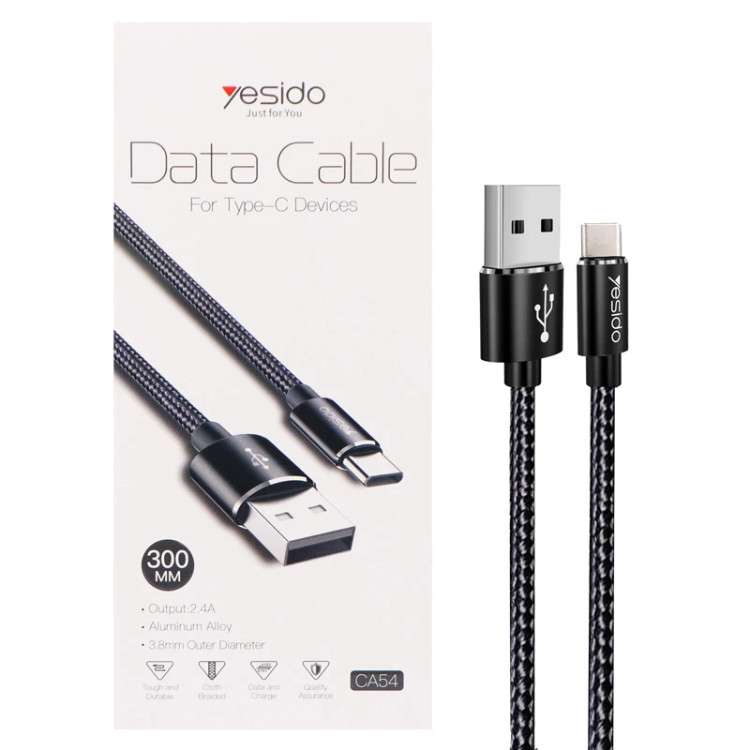 کابل تبدیل USB به type-C یسیدو مدل CA-54 اورجینال