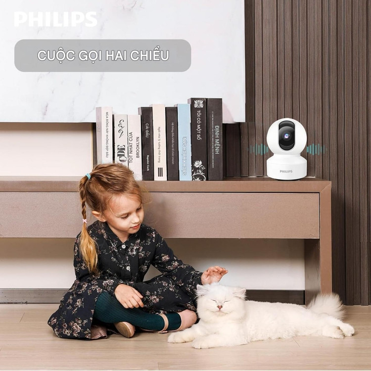 دوربین هوشمند چرخشی WiFi فیلیپس TAI6000W با دید 360 درجه دارای گارانتی و ضمانت اصالت کالا
