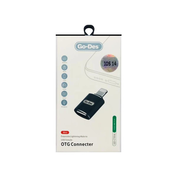 مبدل لایتنینگ OTG گو-دس مدل gd-ct056 دارای گارانتی و ضمانت اصالت کالا