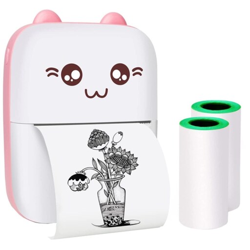 مینی پرینتر حرارتی اورجینال مدل خرگوشی Eschen مدل ‎MINI PRINTER