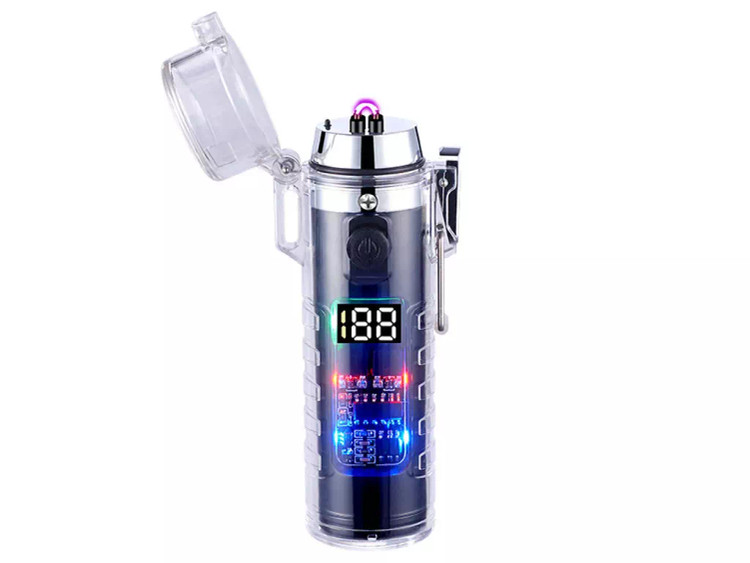 فندک الکتریکی شارژی دارای چراغ قوه اورجینال HB-256