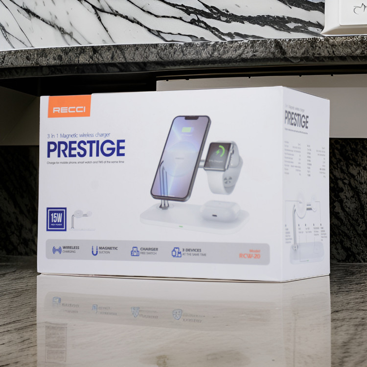 شارژر وایرلس رسی مدل RCW-20 ظرفیت ۱۵ وات