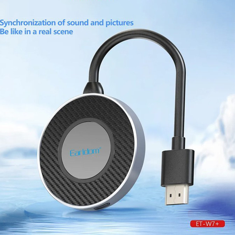 دانگل hdmi وایرلس انتقال تصویر ارلدام اورجینال مدل Earldom W7+