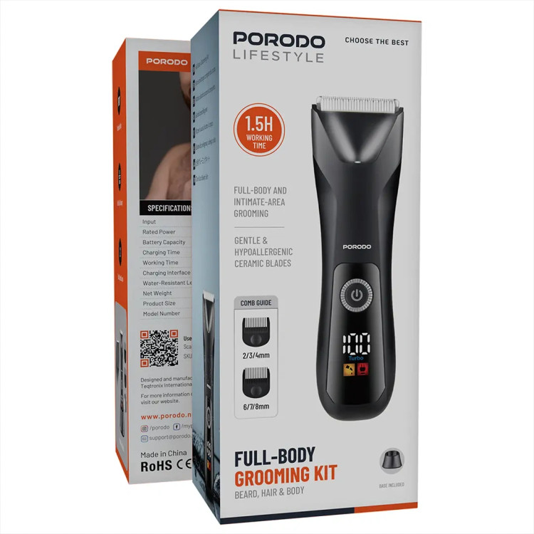ماشین اصلاح شارژی فول بادی پرودو مدل Porodo LFS186 دارای گارانتی و ضمانت اصالت کالا