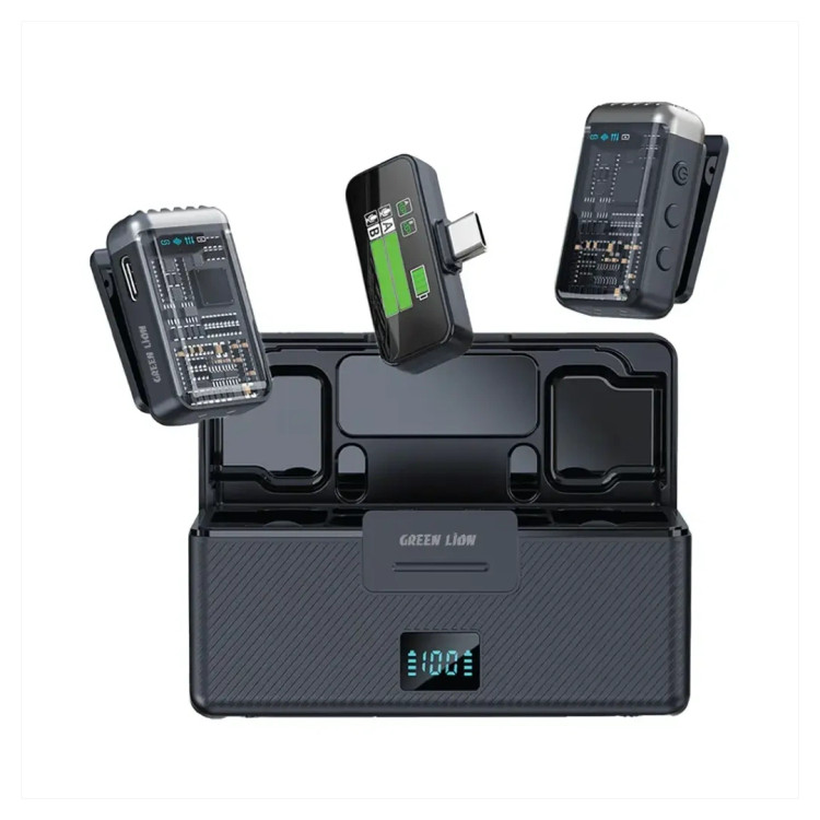 میکروفون یقهای بیسیم گرین لاین GM-90X Type-C اورجینال