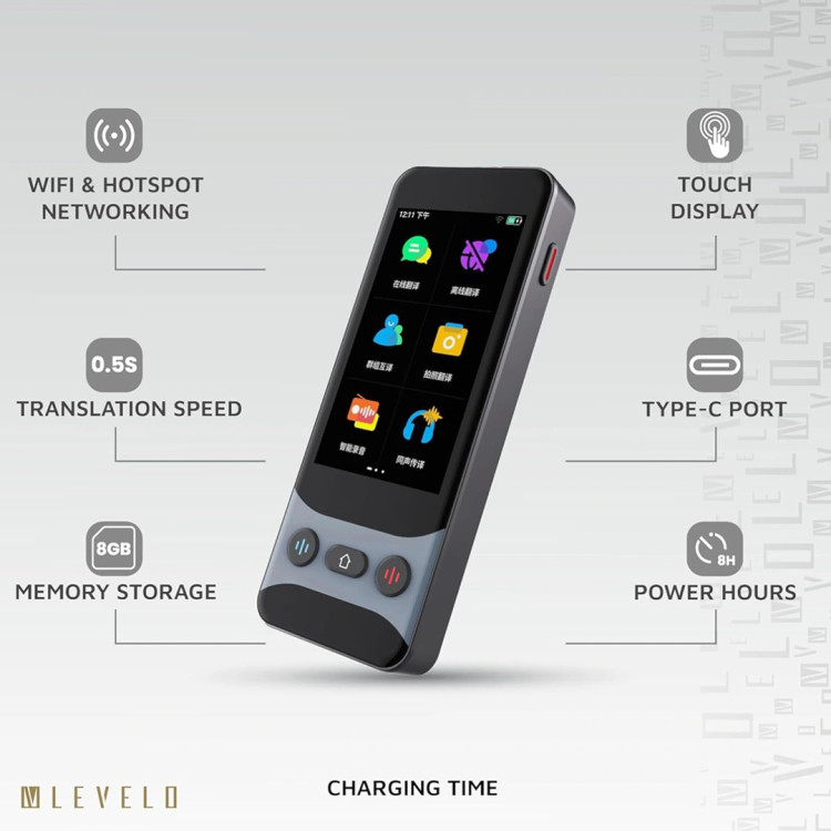 مترجم صوتی همراه آفلاین و آنلاین لِوِلو Levelo FluentLink اورجینال