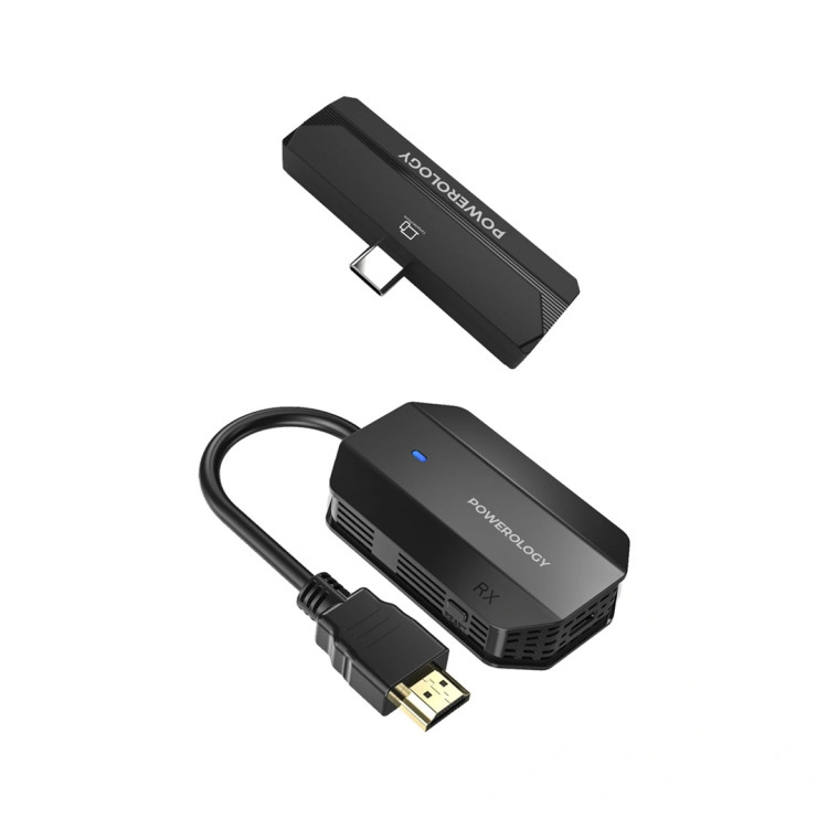 دانگل انتقال تصویر بی سیم HDMI پاورولوژی PHDMACBK – Type-C اورجینال