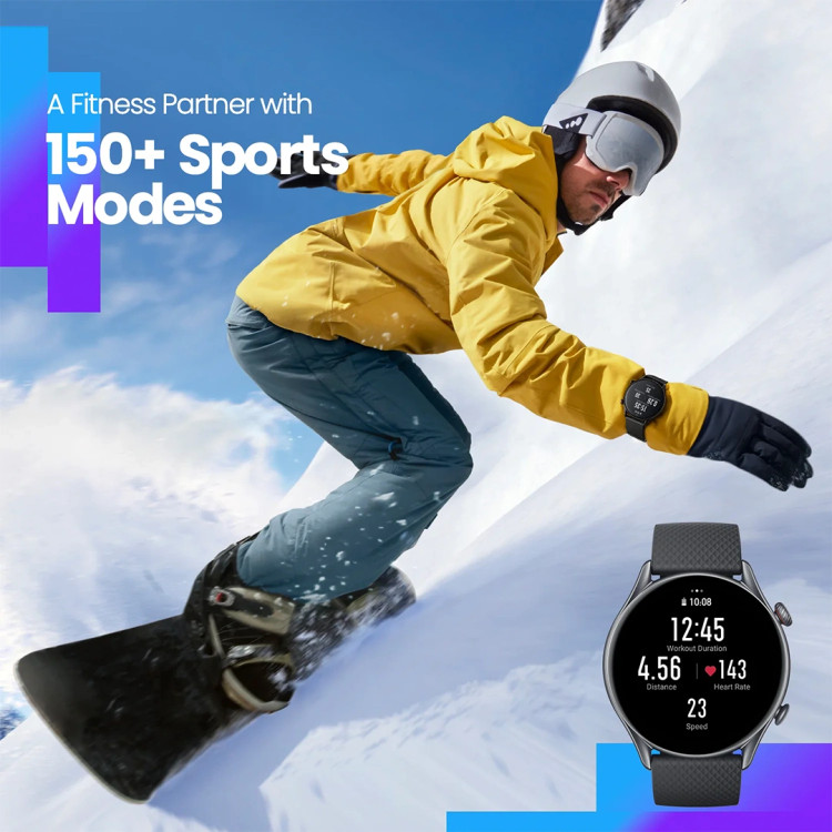 ساعت هوشمند امیزفیت مدل Amazfit GTR 3 Pro دارای گارانتی و ضمانت اصالت کالا