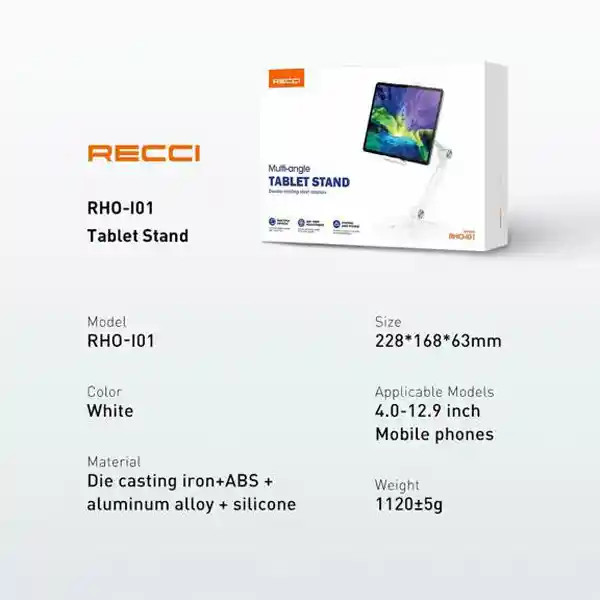 پایه نگهدارنده گوشی موبایل و تبلت رسی مدل RHO-I01