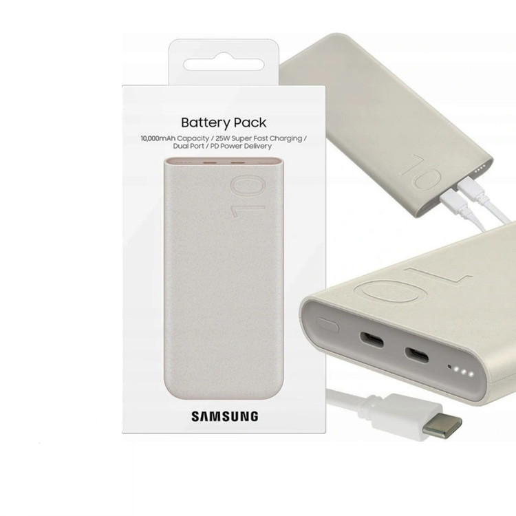 پاوربانک 25 وات سامسونگ اورجینال مدل EB-P3400X ظرفیت 10000 میلی آمپر