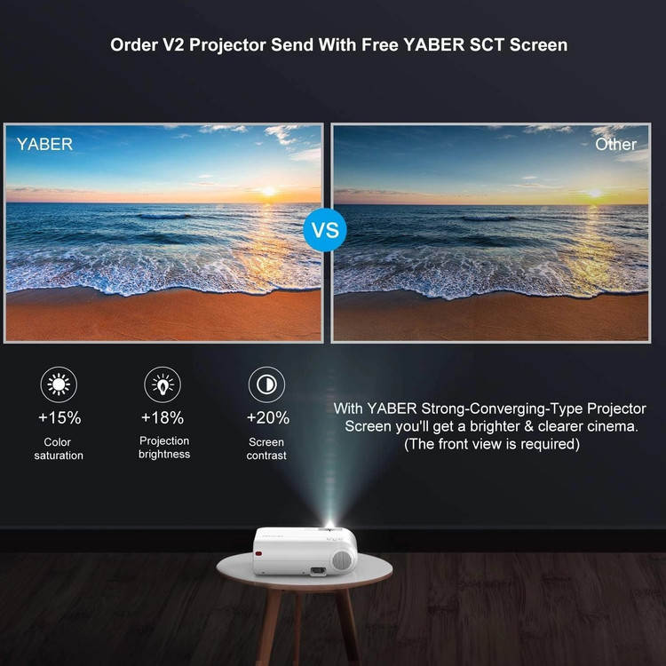 ویدیو پروژکتور Yaber V2 اورجینال و دارای گارانتی و ضمانت اصالت کالا