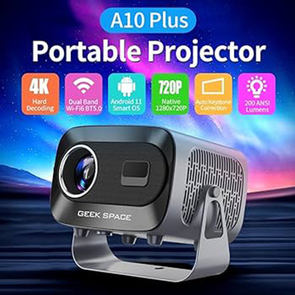 ویدیو پروژکتور GEEK Space A10 plus اورجینال و دارای گارانتی