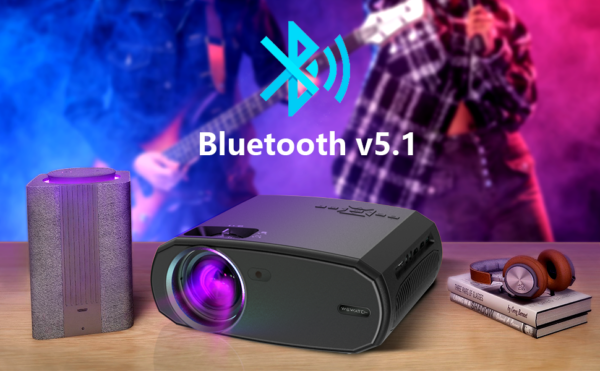 ویدیو پروژکتور WEWATCH V50 Pro Full HD با اسپیکر داخلی و پشتیبانی از Wi‑Fi و Bluetooth اورجینال