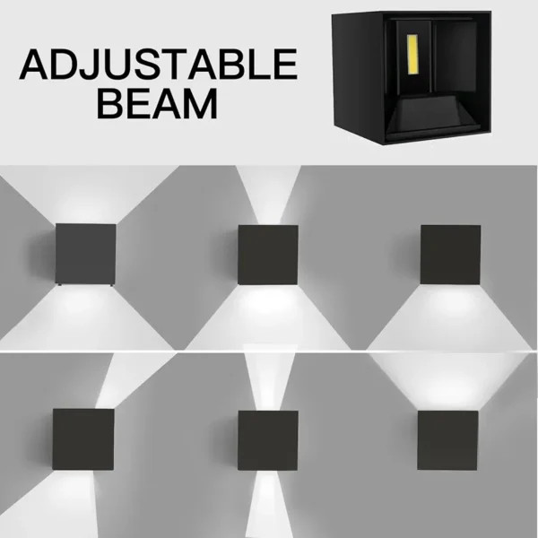 چراغ دیواری LED فضای باز مدل FP_HWBD_B01 اورجینال و دارای گارانتی