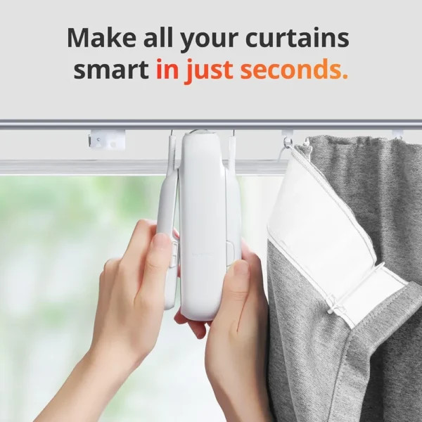موتور هوشمند پرده SwitchBot Curtain 3 مدل U-Rail دارای گارانتی و ضمانت اصالت کالا