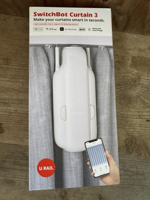 موتور هوشمند پرده SwitchBot Curtain 3 مدل U-Rail دارای گارانتی و ضمانت اصالت کالا