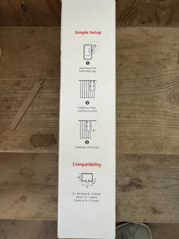 موتور هوشمند پرده SwitchBot Curtain 3 مدل U-Rail دارای گارانتی و ضمانت اصالت کالا